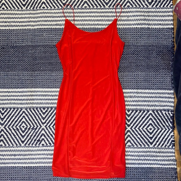 SHEIN | Dresses | Must Go Red Revamped Bodycon Mini Dress | Poshmark